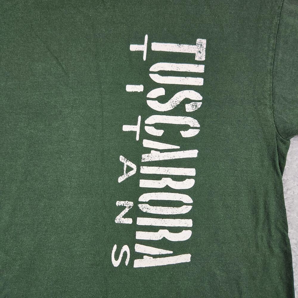 Vintage Tuscarora Titans Shirt Mens Medium Green College House Graphic Logo Y2k